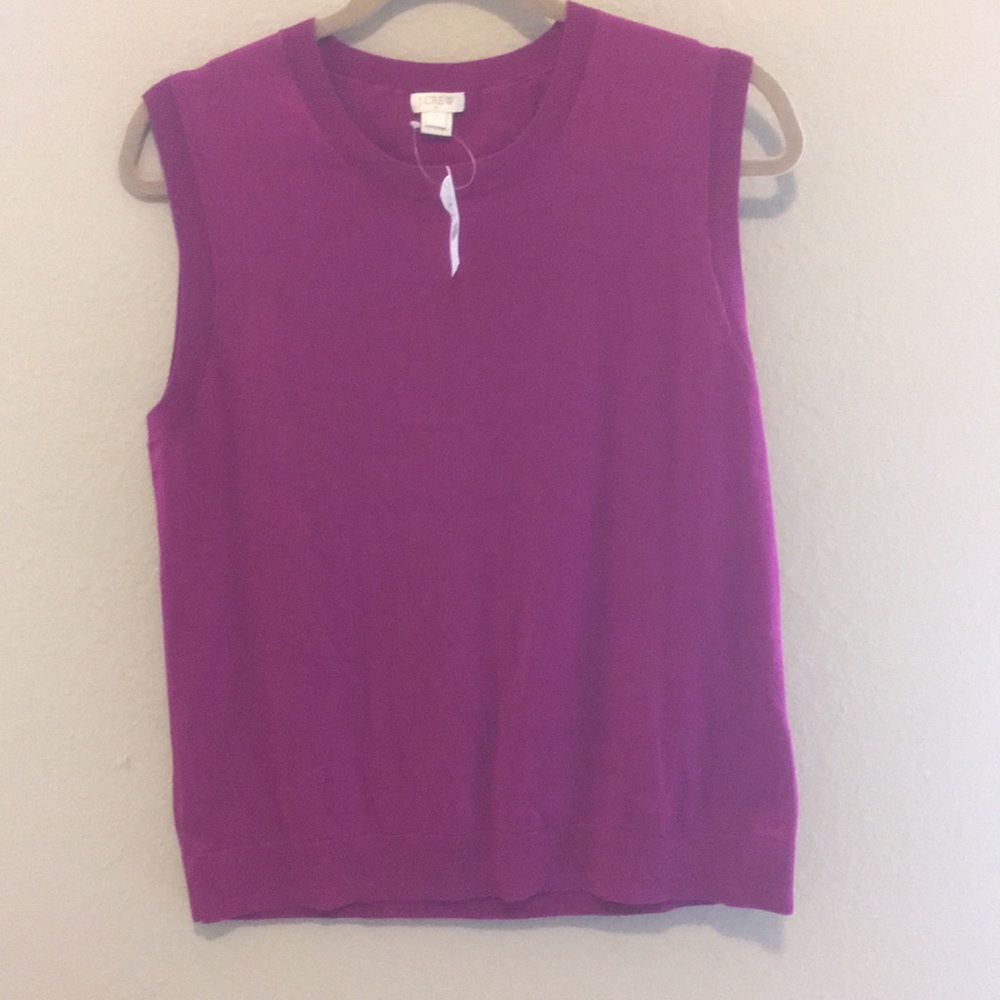 J Crew Magenta Shell
